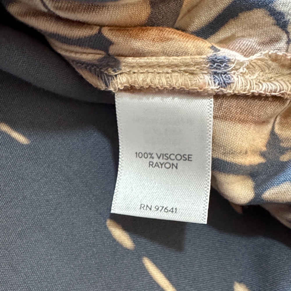 NWT J. Jill Pure Jill Tie Dye Belted Top Stone Multi size Large Tall - Picture 11 of 16